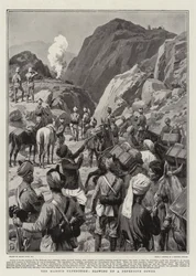 Die Mahsud-Expedition, Sprengung eines Verteidigungsturms